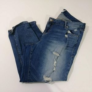 Torrid Distressed Jeans Sz 18
